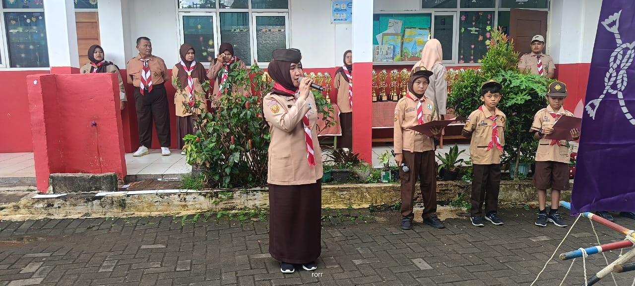 Latih Kemandirian dan Kreativitas Siswa, SDN Cimanggis 01 Bojonggede Gelar Pesta Siaga Lomba Tingkat 1